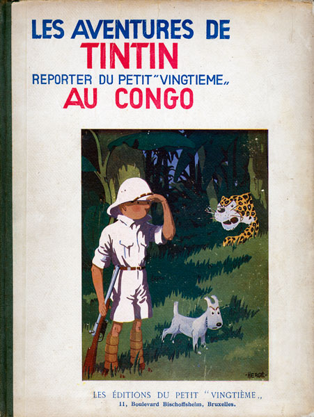 Tintin T2 - Tintin au Congo colorisé - C - TL - 500 exemplaires